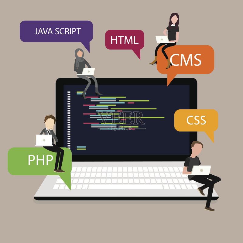 在笔记本电脑屏幕上玩转编程 PHP、HTML、CSS与矢量图素材的融合之道